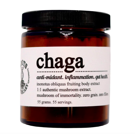 Awaken for Wellness Chaga Mushroom Extract - Organic, Antioxidant-Rich for Inflammation, Oxidative Stress, and Gut Health