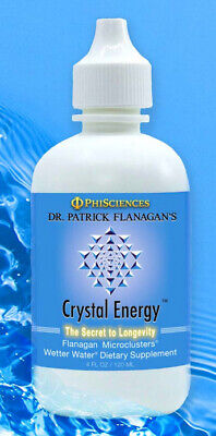 Phi Science Crystal Energy Water Silica - natural silica supplement for enhanced hydration, skin health, and detoxification