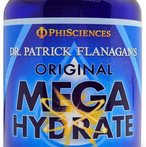 Awaken for Wellness Phi Science MegaHydrate supplement - powerful hydration and antioxidant formula for enhanced energy and wellness.