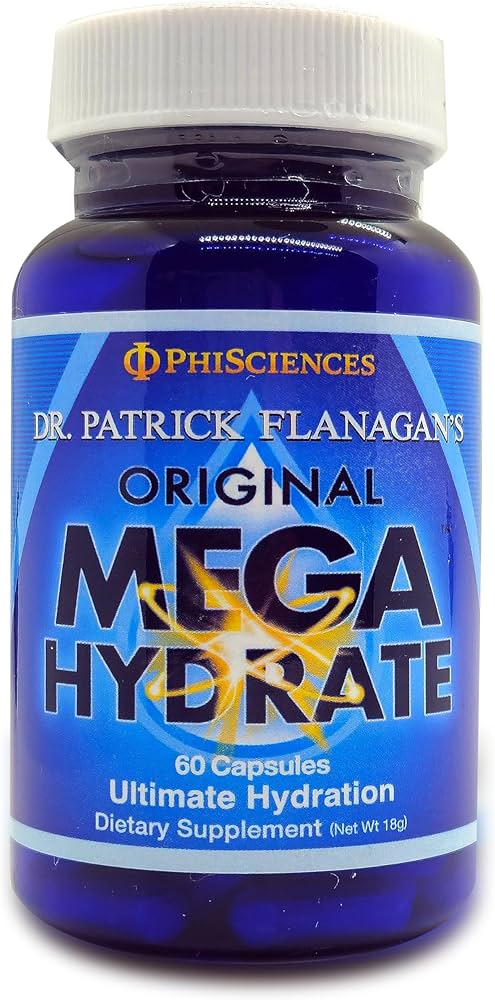 Awaken for Wellness Phi Science MegaHydrate supplement - powerful hydration and antioxidant formula for enhanced energy and wellness.